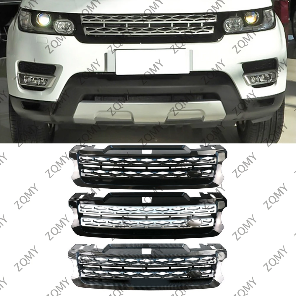 1pcs Auto Front Bumper Upper Grille Mesh Grill For Land Rover Range Rover Sport L494 2014 2015 2016 2017 Car Styling Accessories