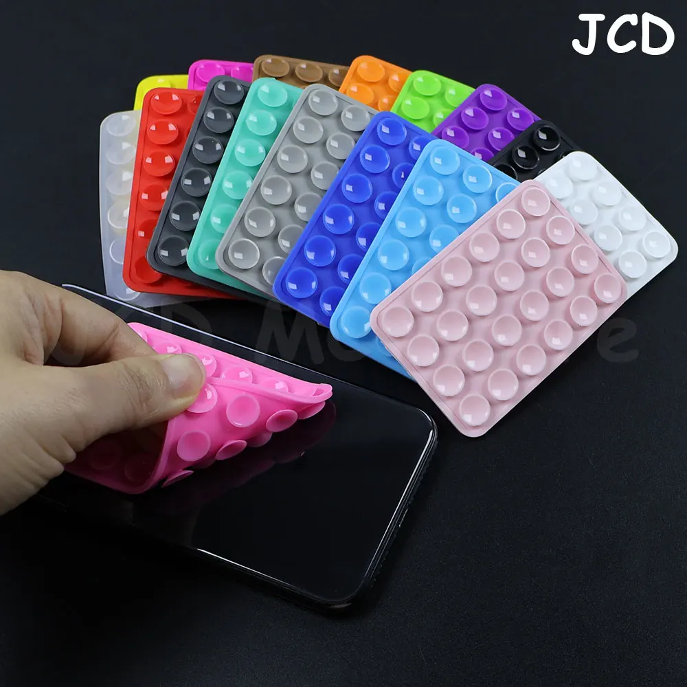 

3PCS Silicone phone holder multi-functional mat with suction cup, wall holder, silicones Double -sided strong suction cup