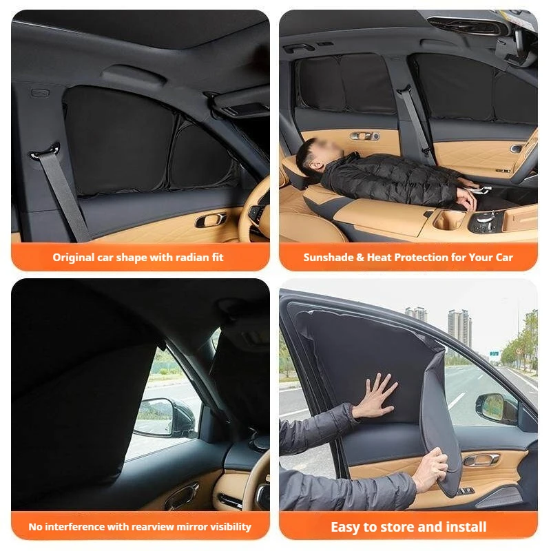 For Geely Starray EM-i Galaxy Starship 7 Full Car SunShade Windshield Side Window Sun shade Privacy Curtain Heat Insulation