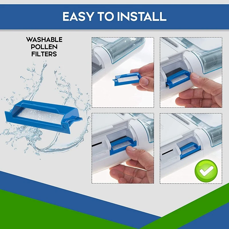 Filter Kits For  Respironics For Dreamstation Include 2 Reusable Filters & 6 Disposable Ultra-Fine Filters Replacement