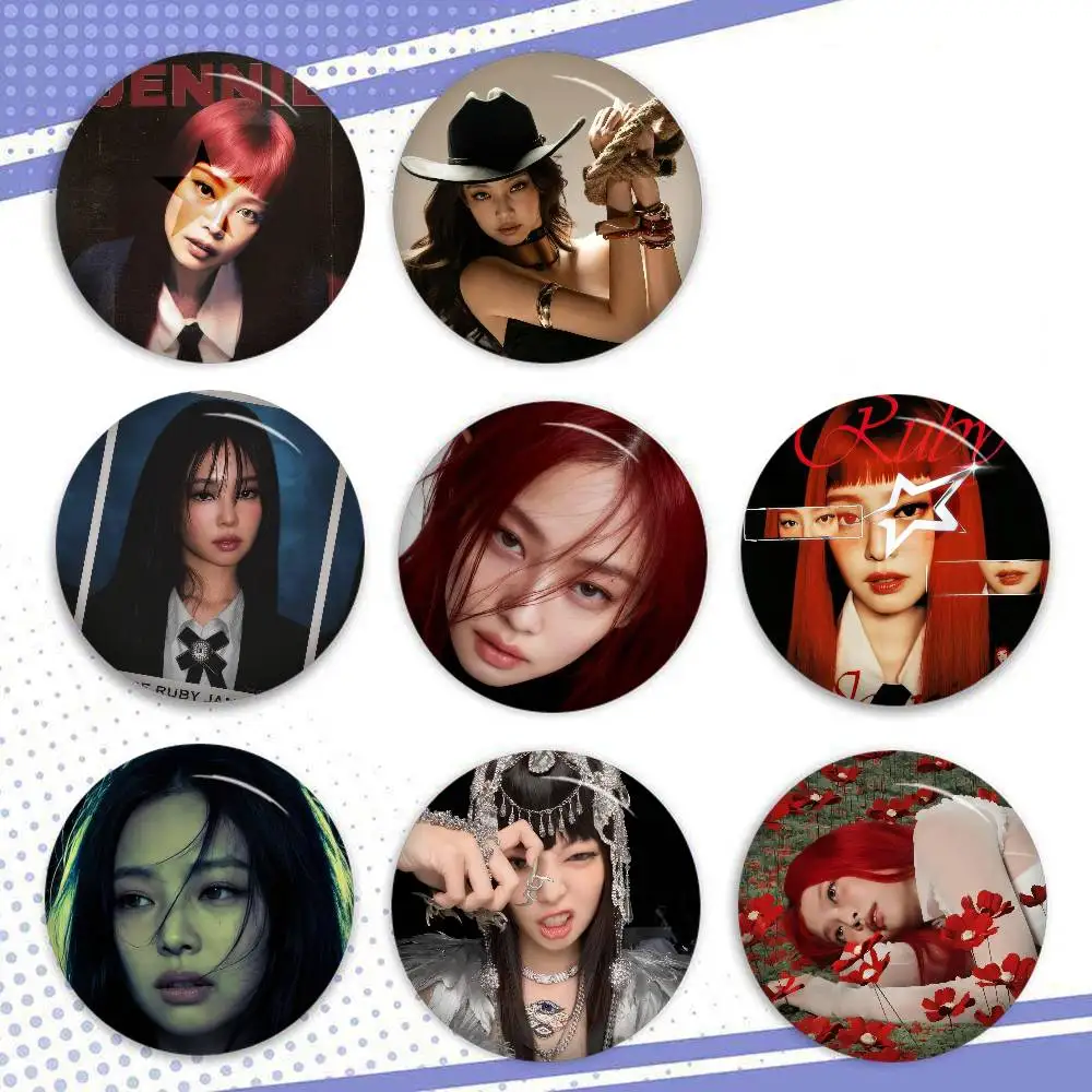 New Brooches Soft Button Pin Funny Silly Gnarpy On A Skateboard Meme Badge Gamer Collection Gifts KPOP Singer j-j-Jennie Kim