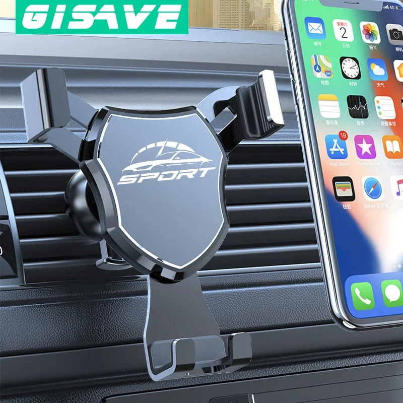 

SPORT Styling Universal Car Gravity Car Phone HolderAuto Air Vent Phone Mount Universal Shockproof GPS Clip Smartphone Stand