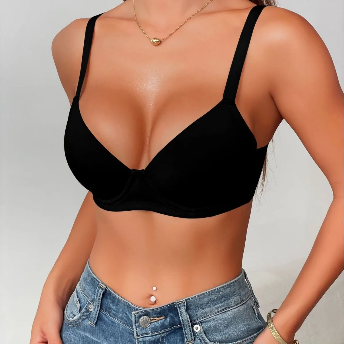 

Bras For Women Push Up Bra Back Closure B C D Cup Sexy Underwear Women Brassiere Lingerie Adjustable Strap Bralette。