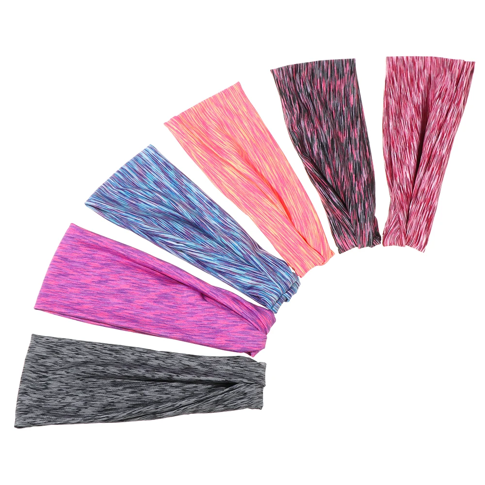 Kopf wickel Kopf bedeckung Yoga Fitness Sport Haar bänder Yoga Stirnbänder absorbieren Schweiß Haar bänder Stirnband