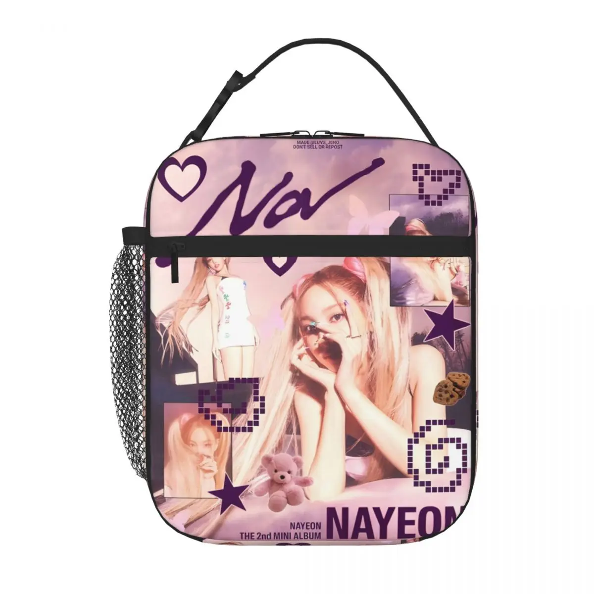 K-POP-TWICE-NAYEON Torba na lunch Pojemnik na lunch New Arrival Cooler Termiczne pudełko na drugie śniadanie do biura