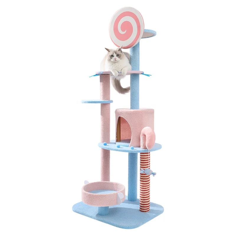 

Cat Accessories Custom Cat Climbing Frame Kitten Nest and Tree Large Cat Scratcher