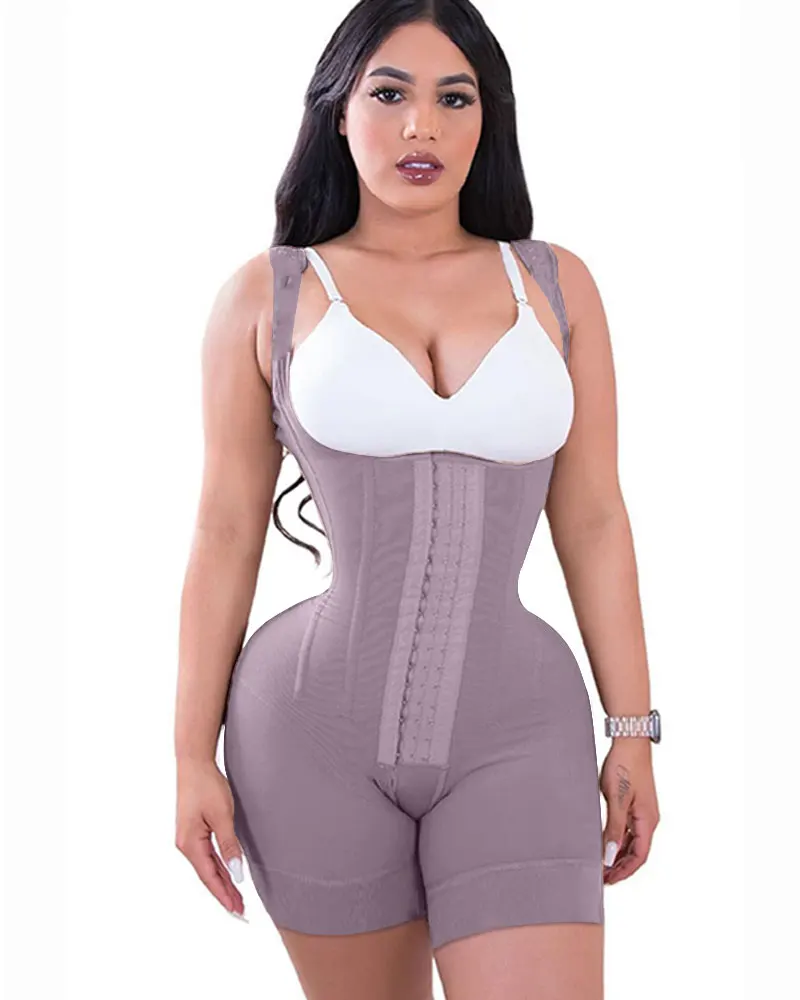 Fajas Colombianas High Compression Body Shaper with Bones Slimming Shapewear Tummy Control Underwear Waist Trainer Shaper