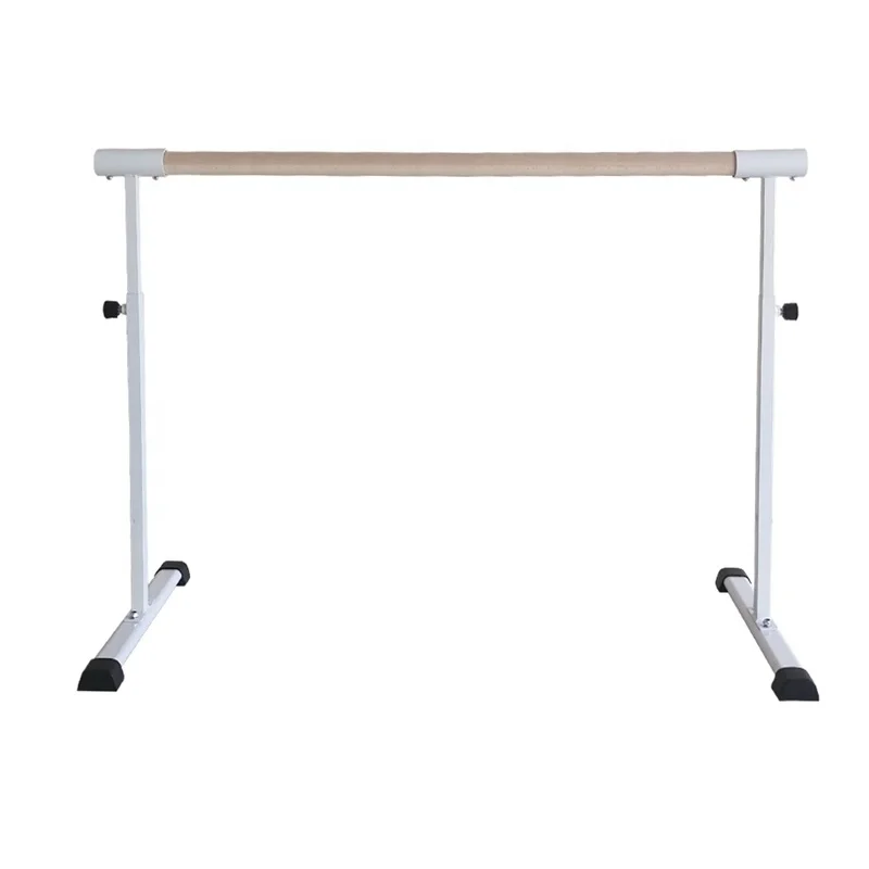 

Factory Wholesale Wood Ballet Barre Bar Portable Height Adjustable Portable Freestanding Ballet Fitness Stretch Dance Bar