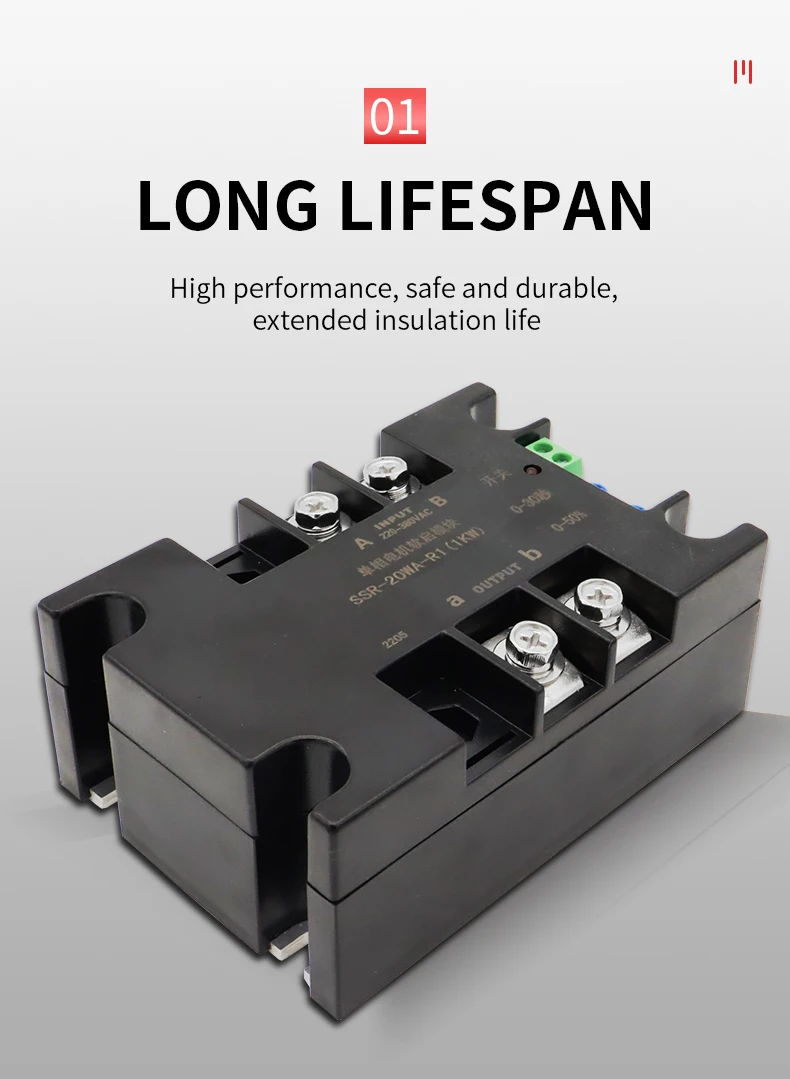 Einphasiger Intelligenter Motoranlaufregler Softstart-Modul für Wasserpumpenmotor 2KW 4KW 6KW 8KW Lüfter – Detail 3