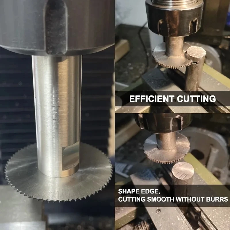 Imagem -05 - Disco de Corte Circular do Aço do Hss Cortando e Entalhando a Máquina Ferramenta do Corte do Pvc Cnc 63 mm W6542