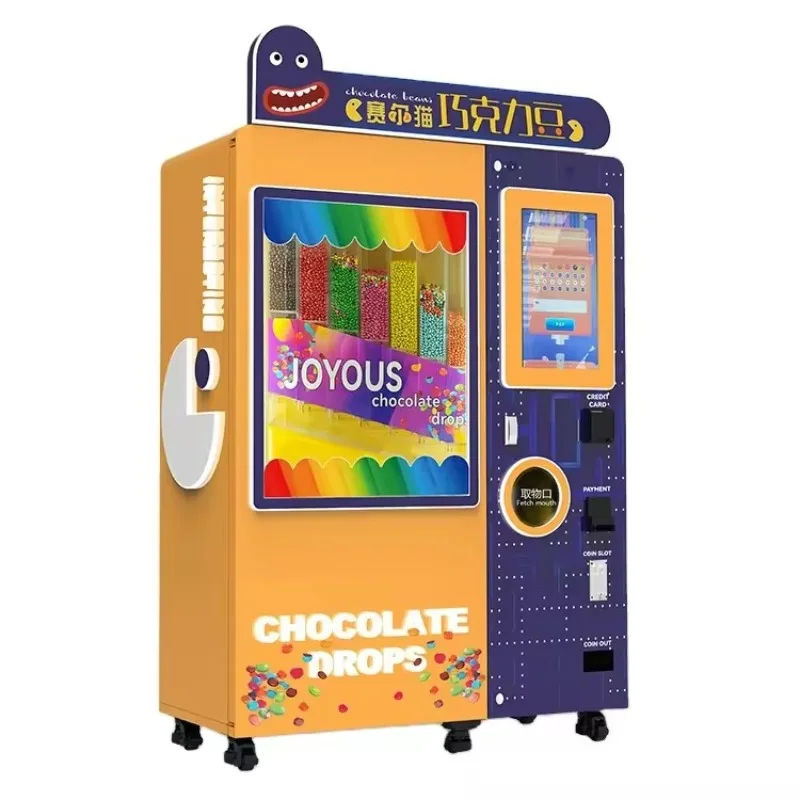 FL Customized Wholesale Cashless Full Automatic Chocolate Lentils Vending Machine for Food Service