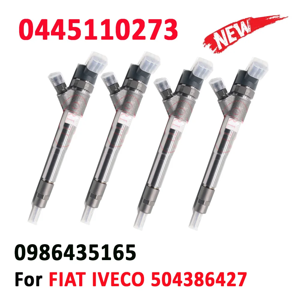 

ORLTL 4 PCS 0 445 110 273 Diesel Injector DIESEL INJECTOR 0 445 110 435 0986435165 Fuel INJECTOR Nozzle FOR FIAT IVECO 504386427