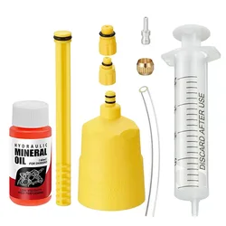 60ml Mineral Oil Bicycle Brake System Bleed Tools MTB Brake Fluid Change Hydraulic Kits for SHIMANO TEKTRO Avid Series