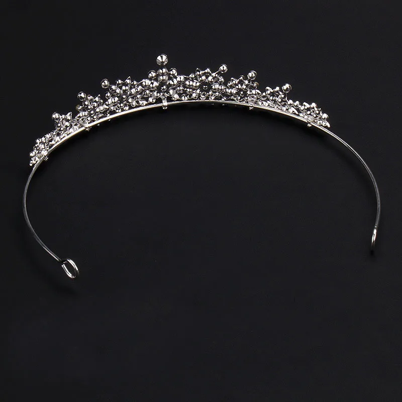 Luxury Children Crown Crystal Girl Tiara Hair Accessories Atmosphere Dance Performance Kid Birthday Gift Crown