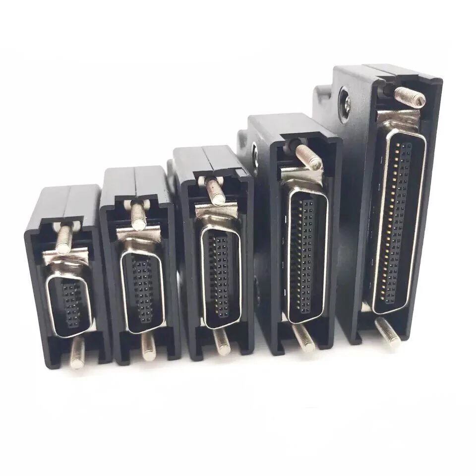 Applicable to Yaskawa Mitsubishi SCSI Connector SCSI 14Pin 20Pin 26Pin 36Pin 50Pin Gold-Plated Servo CN1 Plug