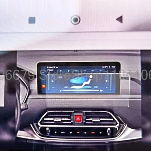 Imagen 2 del producto Película protectora de pantalla de vidrio templado para JAC JS8 2023 12,3 pulgadas radio de coche navegación GPS Interior accesorios antiarañazos