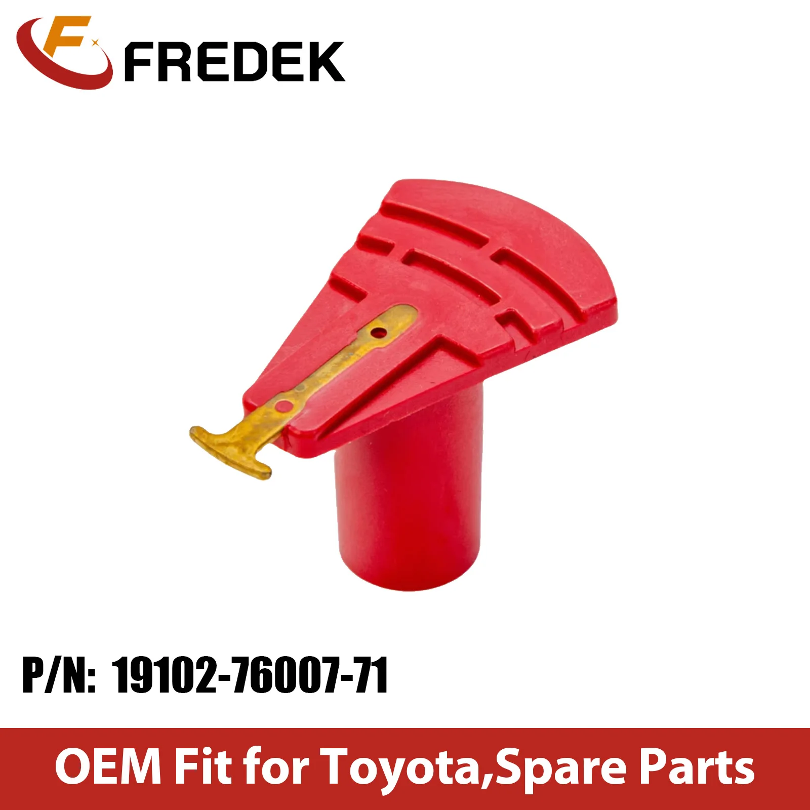 Factory Price Forklift Electrical Parts Distributor Rotor 19102-76007-71 Ignition Rotor Head for Toyota 5-8FG10-30 4Y Engine