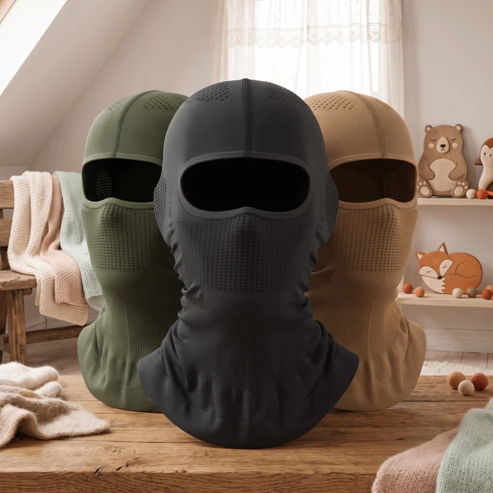 Neck Head Warmer Breathable Full Face Mask High Elastic Windproof Helmet Inner Cap Sunproof Winter Scarf Headgear Climbing