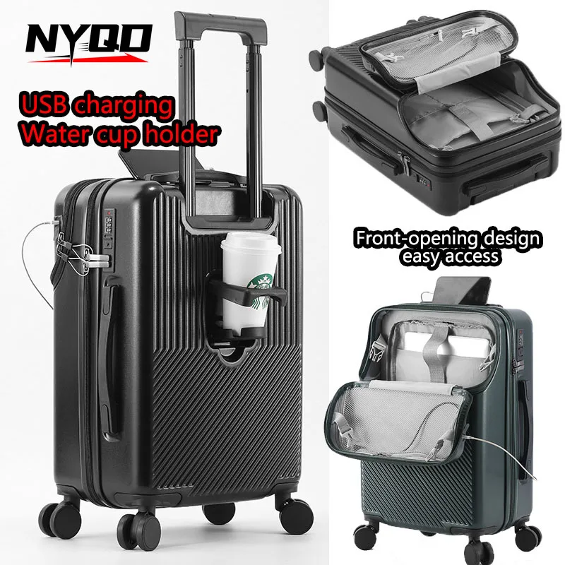 

20/22/24/26 in Luggage Swivel Wheel Combination Lock Carry-on Multi-purpose Travel Carry on Luggage Чемоданы На Колесах Детский