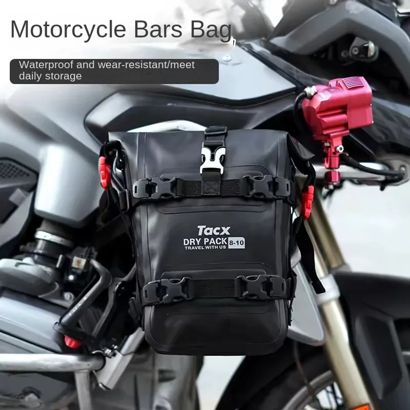 

Multi Functional Motorcycle Bumper Bag Waterproof Side Bag Scratch Resistant and Wear-resistant Motorcycle Backpack Vespa 8L