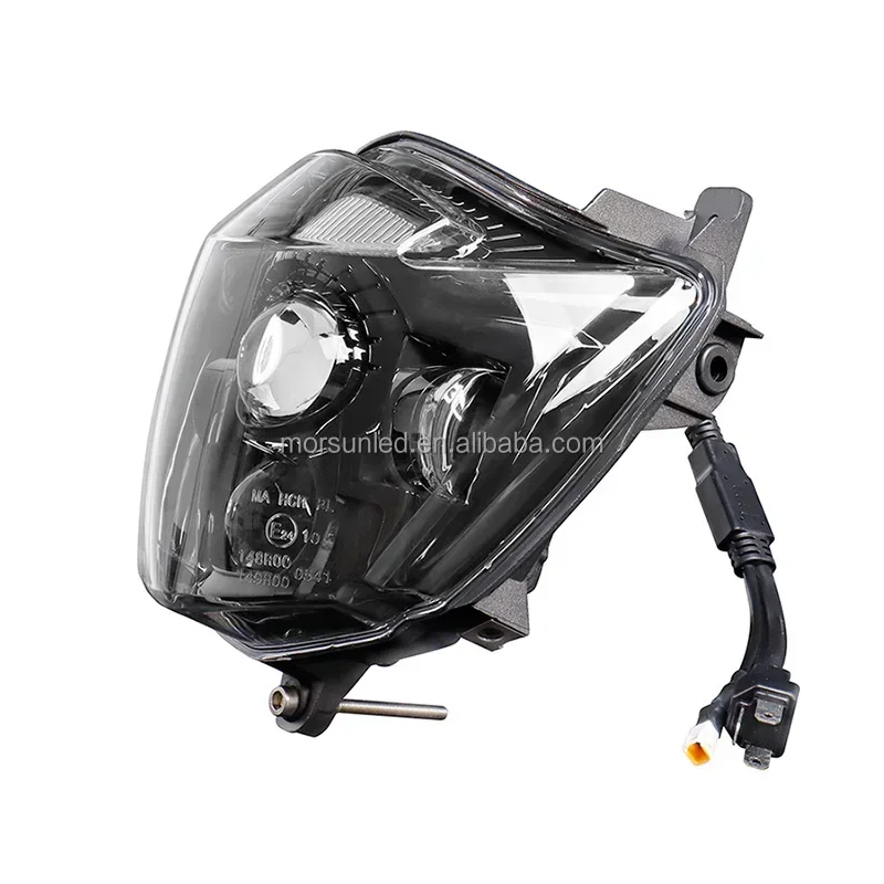 Emark motocicleta luz led para 2004-2016 xt660x acessórios xt 660 x r moto bicicleta led farol para yamaha xt660r peças