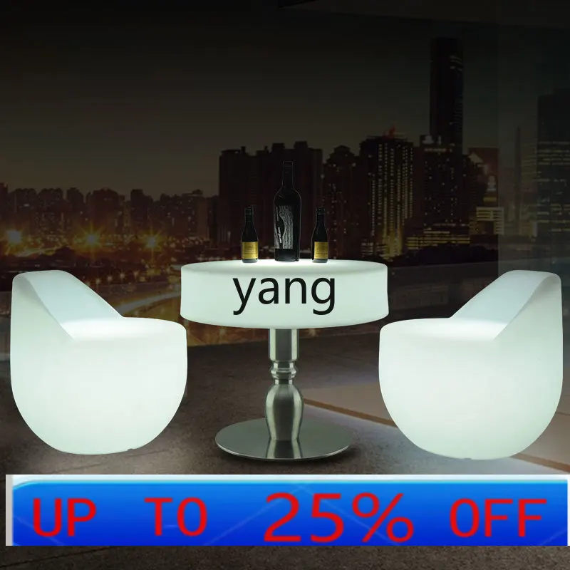 

LMMCasual Table and Chair Round Bar Stool Outdoor Sofa Chair Coffee Table Waterproof