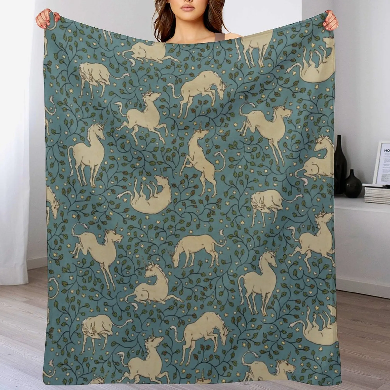 

Twilight Unicorns Throw Blanket Soft Big Luxury Designer Blankets