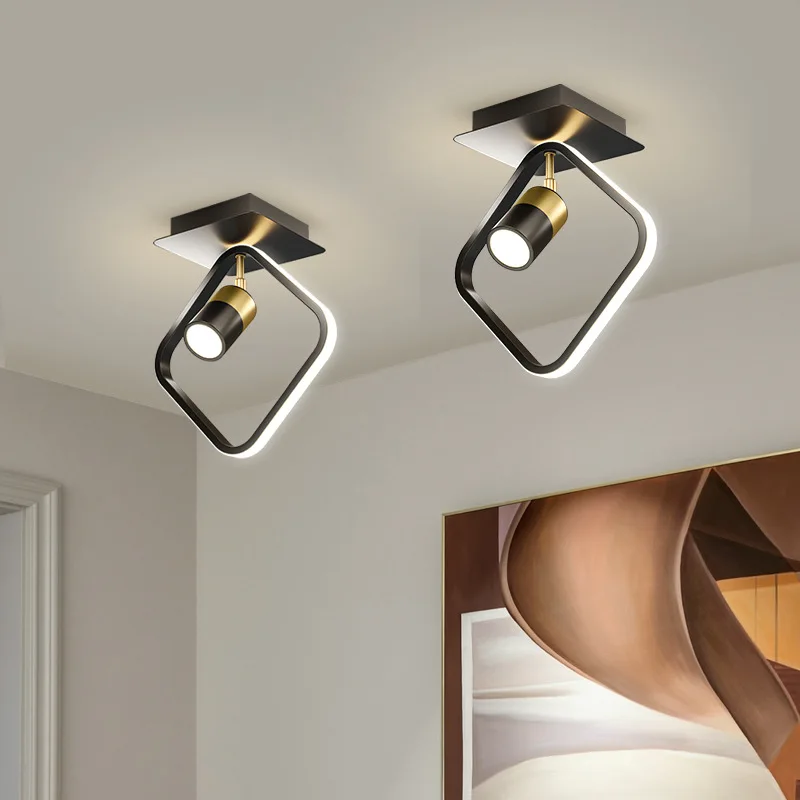 Moderna lampada da soffitto a LED per soggiorno sala da pranzo corridoio guardaroba camera da letto corridoio lampadario decorazioni per la casa apparecchio di illuminazione lustro