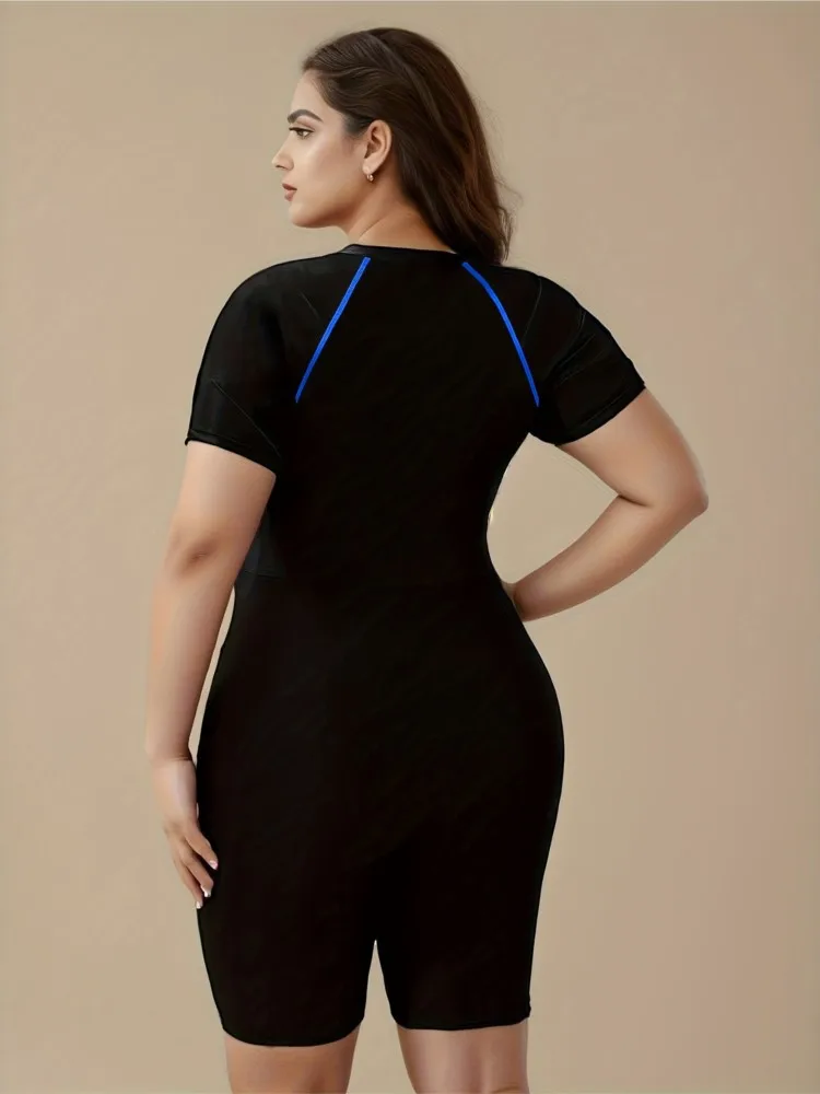 قطعة واحدة حجم كبير بيكيني عالية الخصر النساء رفع حجم كبير ملابس السباحة الصيف Mujer حجم كبير البطن تحكم ملابس السباحة بيكيني مجموعات