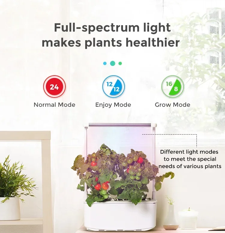 Self Watering Planter Pot indoor growing system Indoor Smart herb garden planter set garden raised bed self watering pot