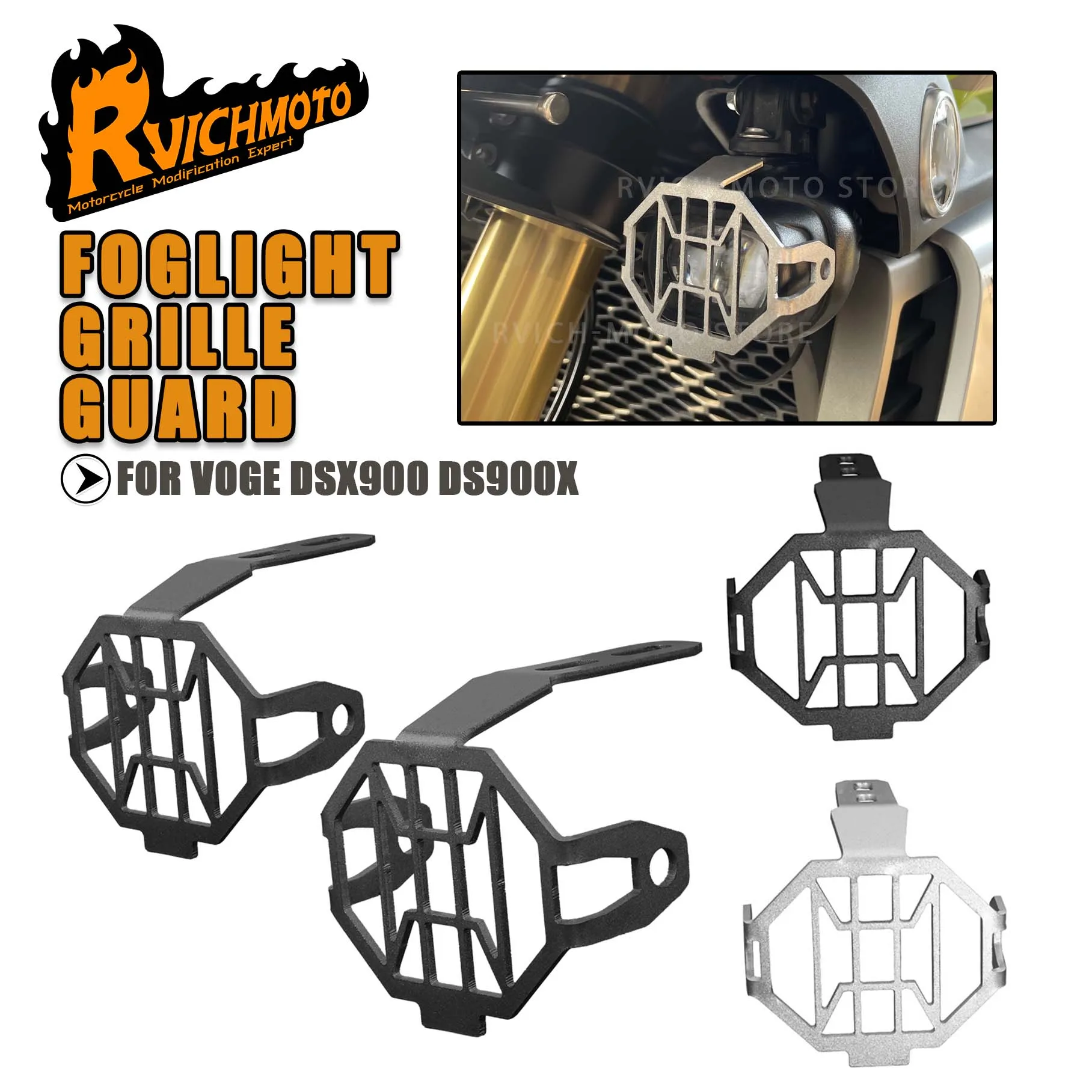 DS 900X DS900 X Für VOGE DSX900 DS900X900 DSX900 900DSX ﻿ Motorrad Nebelscheinwerfer Lichtgitter Schutz Nebelscheinwerfer Halter Schutz