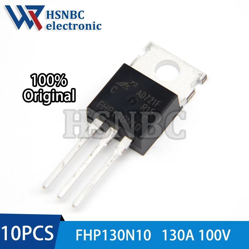 

10PCS FHP130N10 130N10 FHP130N10C TO-220 130A 100V N-channel Power MOSFET Transistor 100% New Original