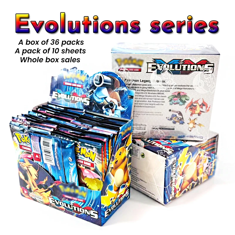 

New Classic Cartoon Pocket 360pcs FUSION Evolutions PALDEAN SILVER TEMPEST SHINING English Booster Battle Transaction Card Gifts