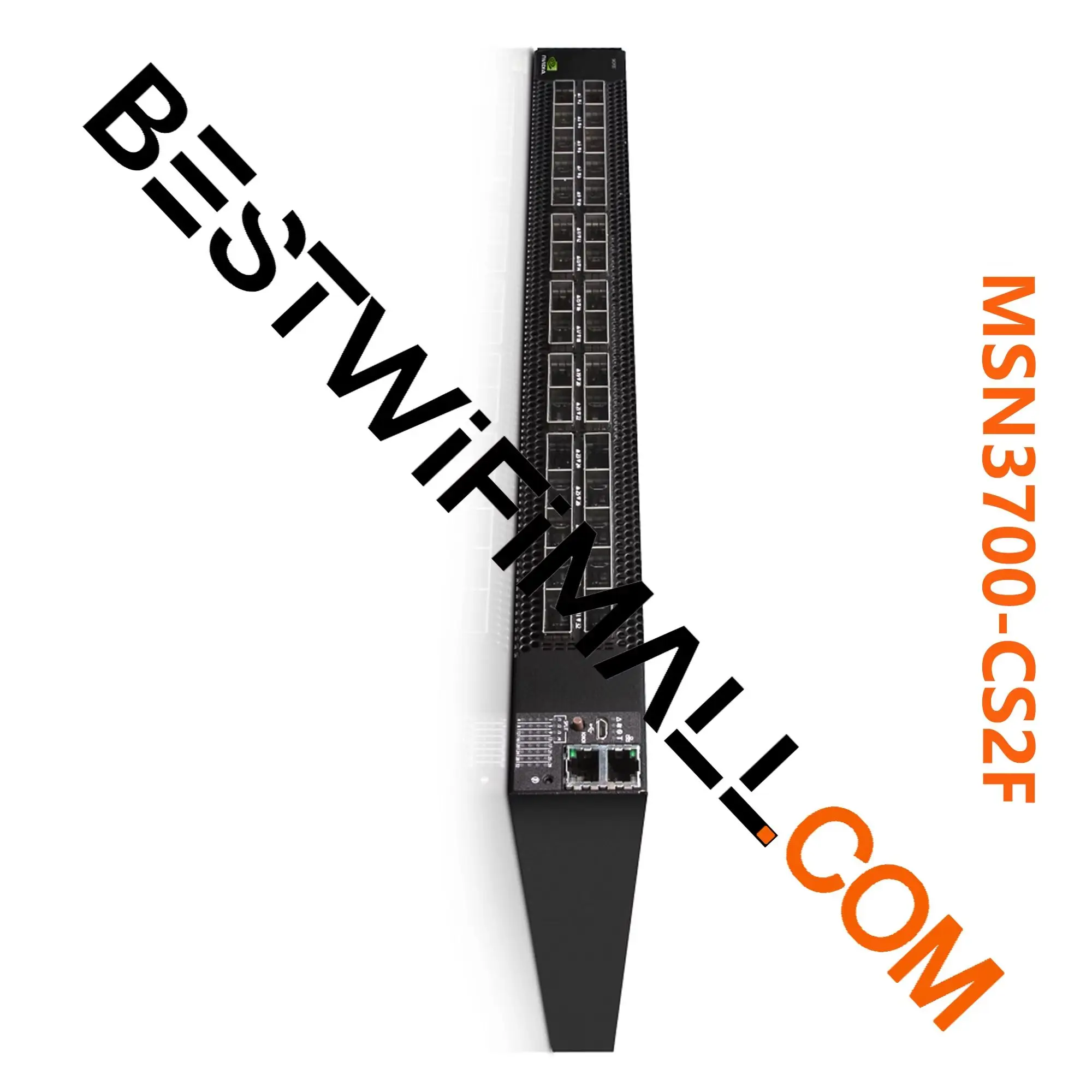Mellanox NVIDIA QSFP28 MSN3700-CS2F, Onyx System Spectrum-2 100 GbE 1U Open Ethernet Switch 32x100GbE