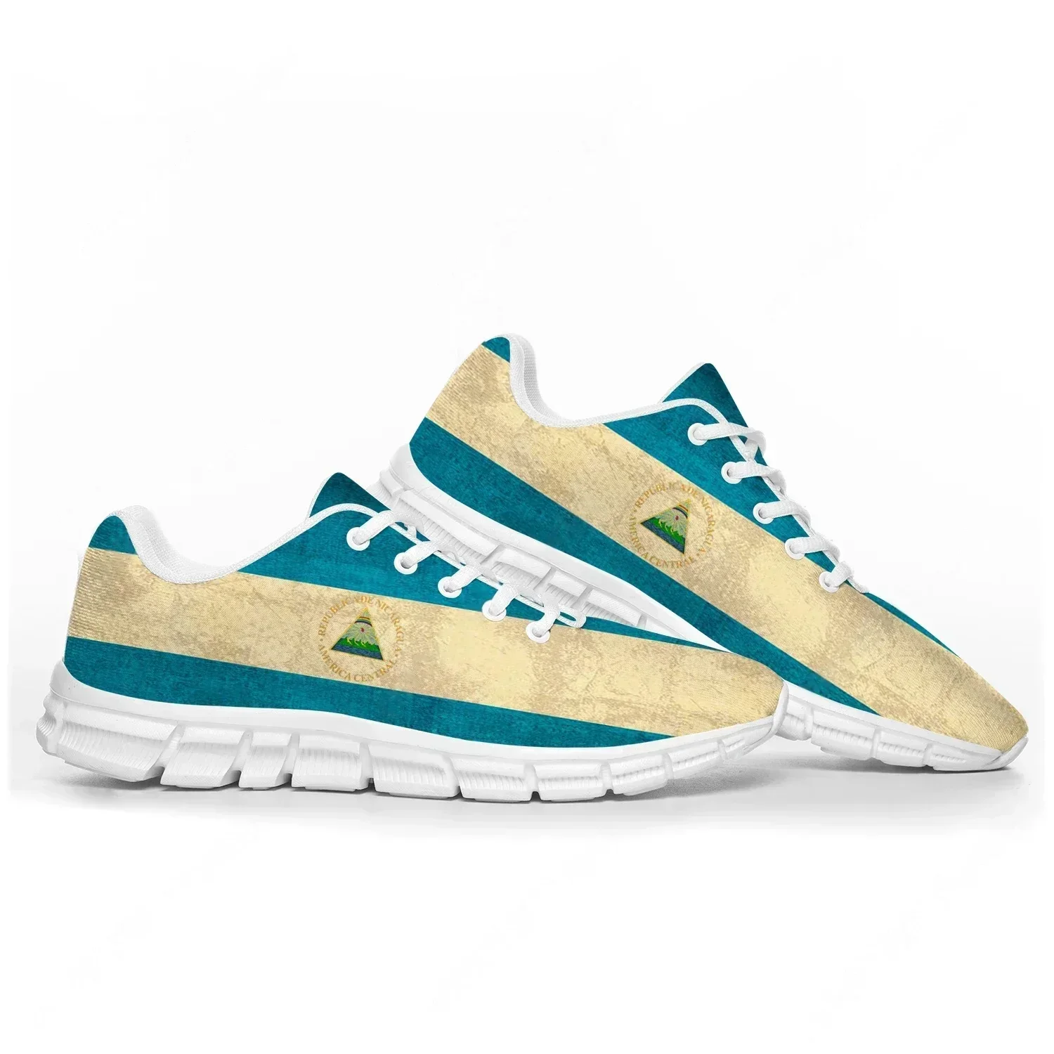 

Nicaraguan Flag Sports Shoes Mens Womens Teenager Sneakers Nicaragua Casual Custom High Quality Couple Shoes