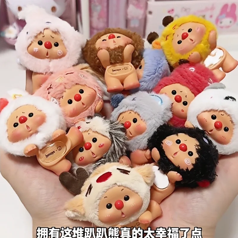 

Hot Jotoys Genuine Oyo Bear Plush Silica Gel Cub Animal Body Mini Series Blind Box Toys Cute Toy Ornaments For Girls As Gifts