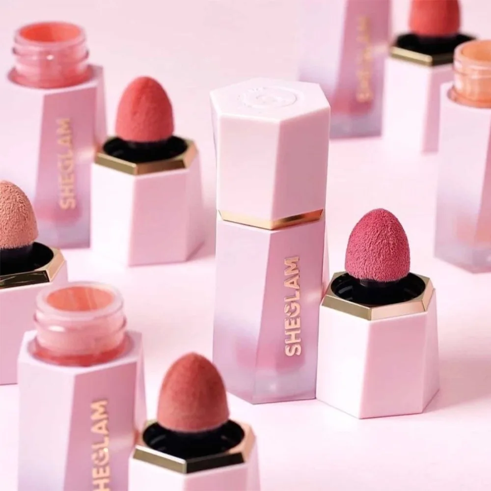 シェグラム カラーブルーム リキッドブラッシュ スポンジヘッド ベルベットマットブラッシャー ラブケーキ ソフトタン ゴールデンサン ラスティングピンク ナチュラルフェイスメイク