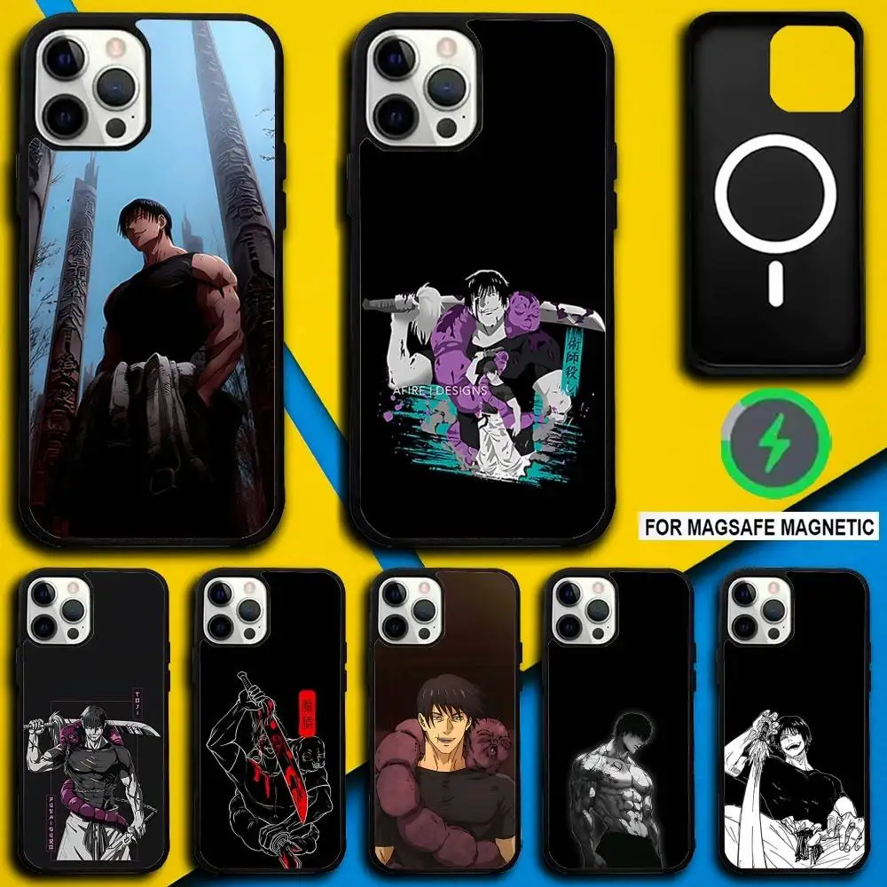 

Anime F-Fushiguro Toji Phone Case For iPhone 16,15,14,13,12,11,Pro,Max,Plus,Mini,SE4,E Magnetic Magsafe Wireless Charging