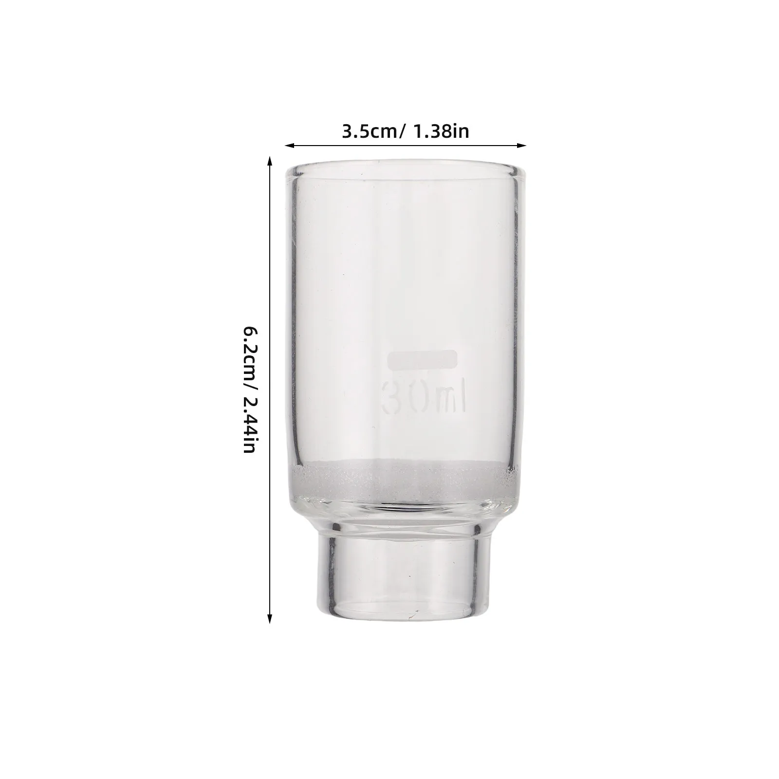 3Pcs Glass Crucible Fritted Laboratory Filtration Tool 30Ml High Borosilicate Heat Resistant Precision Lab Sample Separation