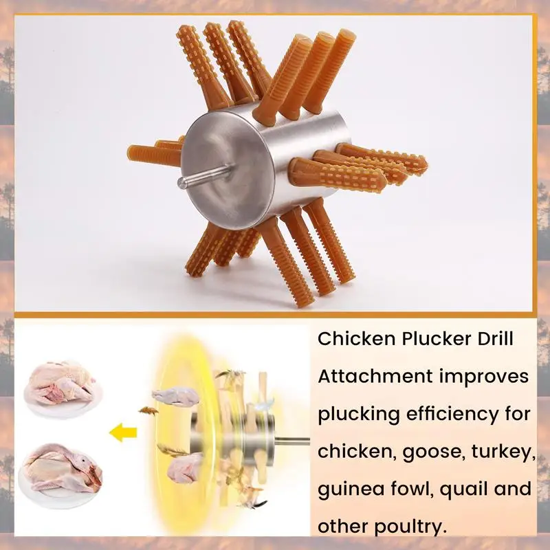 

2025 Trend Chicken Plucker Drill Attachment Chicken Plucker 18 Large Size Chicken Removal Plucker Machine