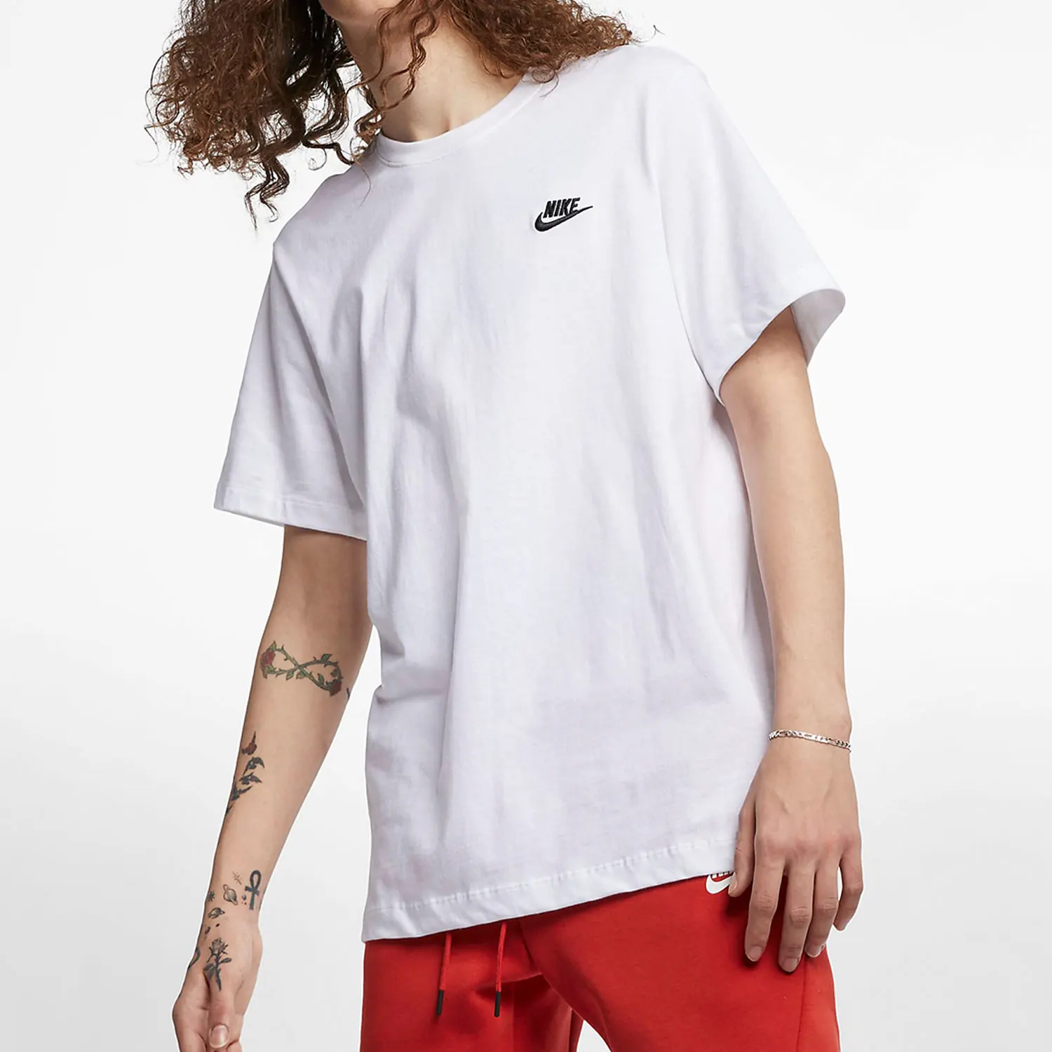 

Nike Genuine New Season Men's Simple Sport Casual Round Neck Short Sleeve T-Shirt AR4999-101