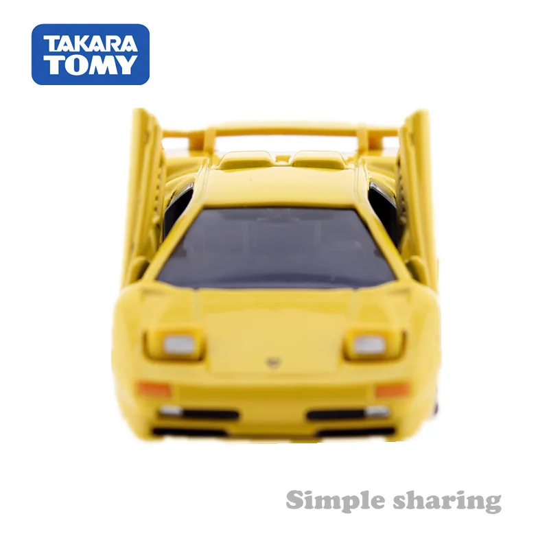 Takara Tomy Tomica Premium 15 Lamborghini Diablo SV Yellow 1/62 Car Model Replica Series Children Christmas Gifts Boy Toys