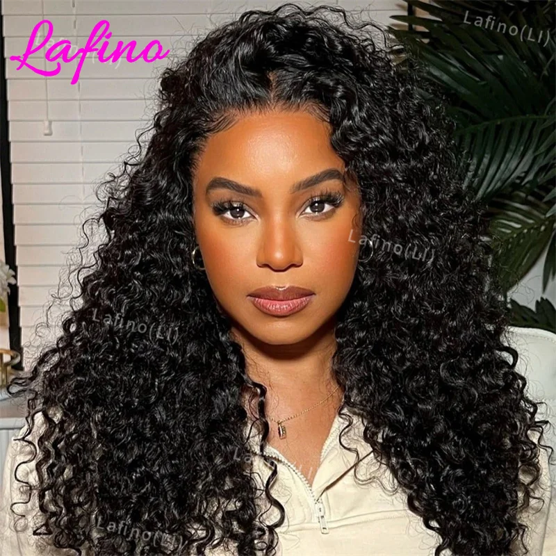 

Human Hair Half Wigs Glueless Curly Wigs With Adjustable Drawstring Seamless Clips 3 In 1 Upgrade Half Wigs 220% Density 30 Inch