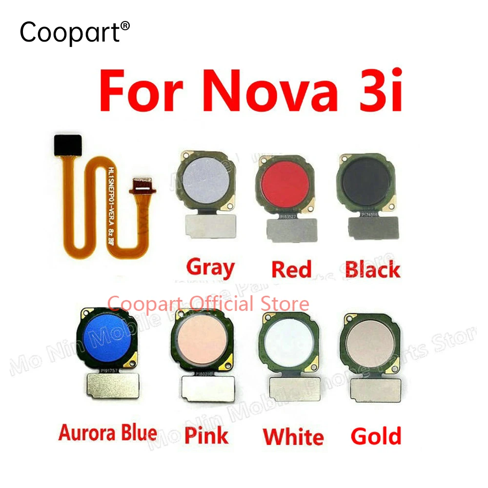 

For Huawei Nova 3i Touch ID Fingerprint Sensor Scanner Connector Home Return Button Key Flex Cable