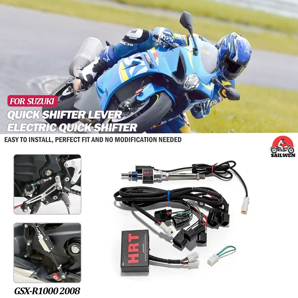 For SUZUKI GSX-R1000 2008 One-Way/Two-Way Quick Shift Lever Gear Shifter Quick Transmission