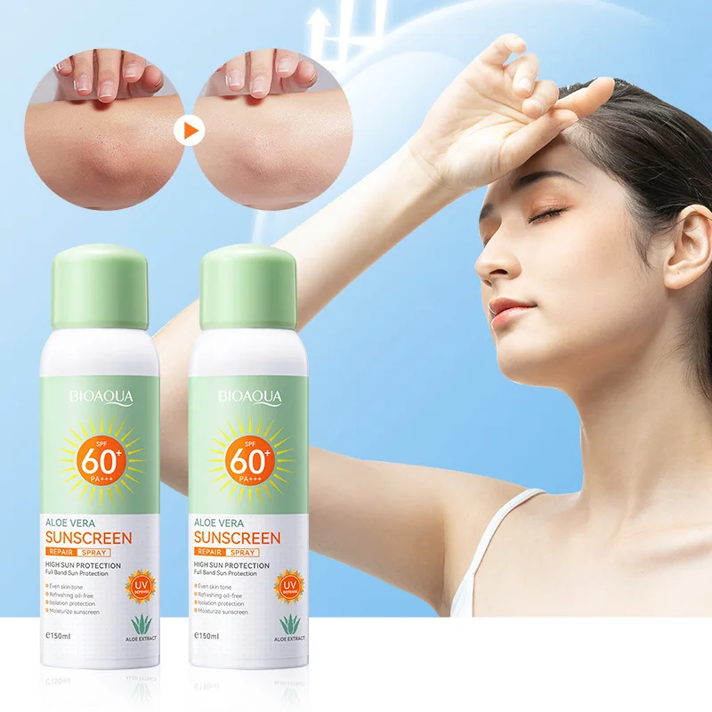 

Body Sunscreen Spray Whitening Sunscreen Repair Spray Waterproof Moisturizing Hydrating Anti UV Protection Face Body Skin Care