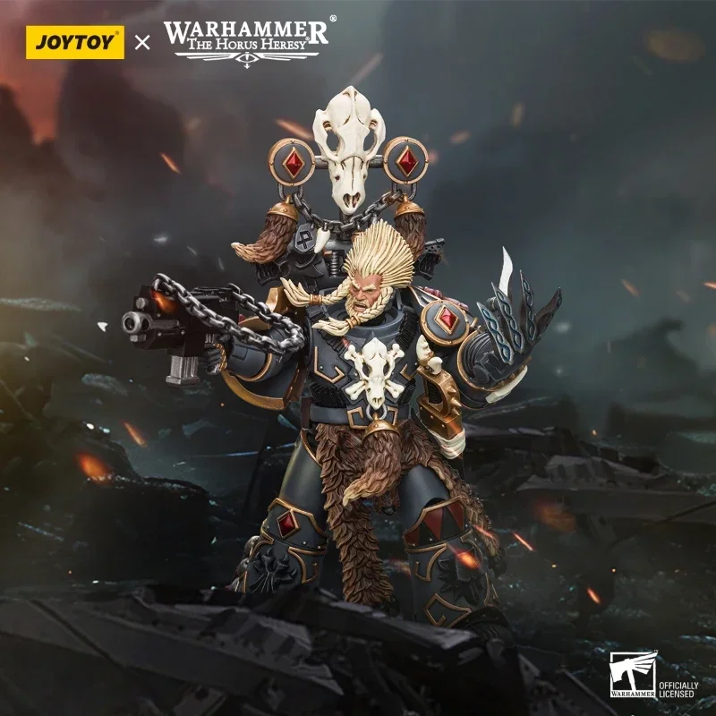 JOYTOY Warhammer 40K أرقام ذئاب الفضاء Geigor شق اليد V4 الفيلق جمع عمل الشكل أنيمي الحلي اللعب نماذج هدية