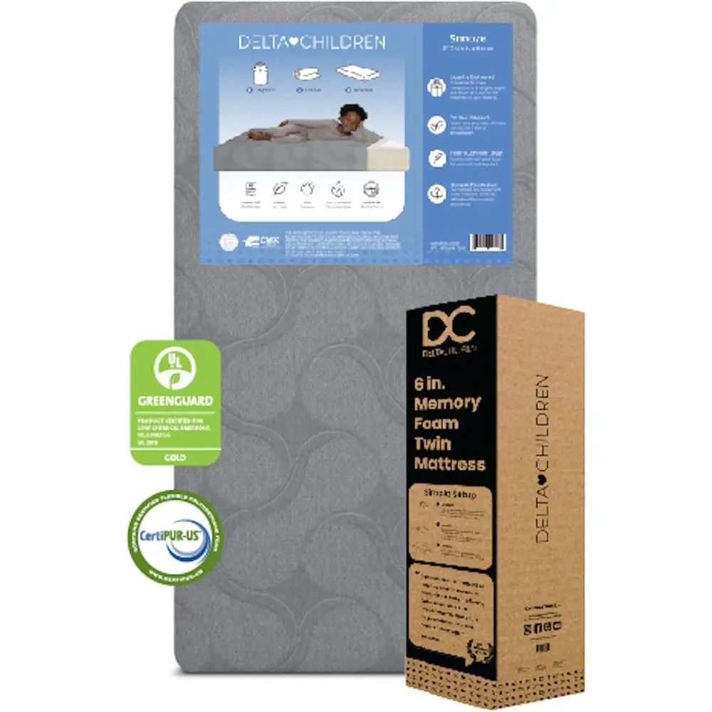 Snooze 6 inch Memory oam Matras, Twin