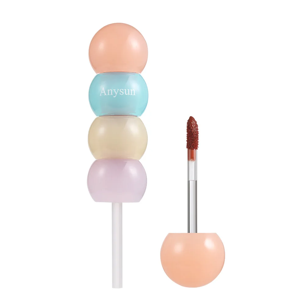 Ginger Candy-vormige lipgloss, met een vochtige en voedende textuur, langdurige en levendige kleur, een schattige lipgloss.