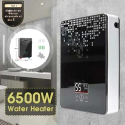 タンクレス電気温水器,バスルーム用,瞬間給湯器,シャワーサーモスタット,安全でインテリジェント,110v,220v